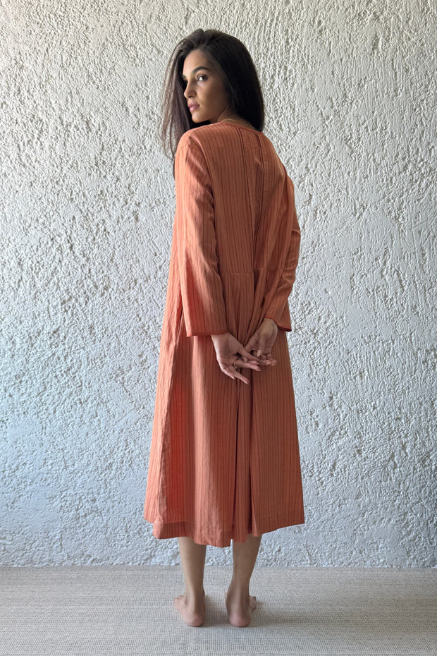 Box Pleated Dress