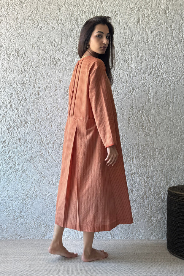 Box Pleated Dress