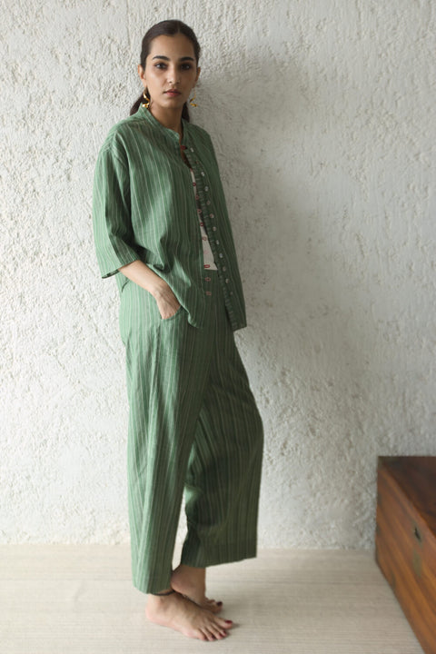 Side Pocket Pajamas jade