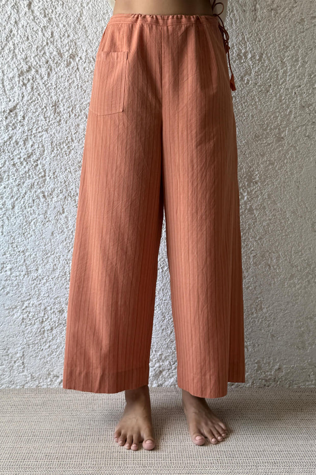 Crop Pajamas apricot