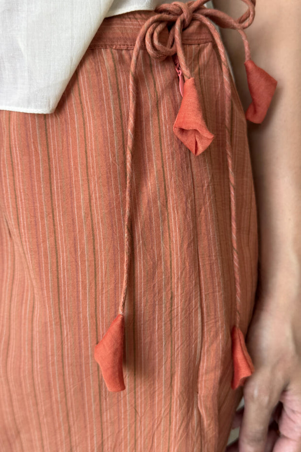 Crop Pajamas apricot