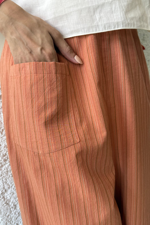 Crop Pajamas apricot