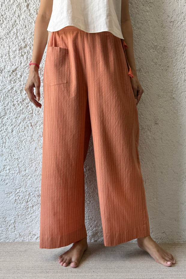 Crop Pajamas apricot