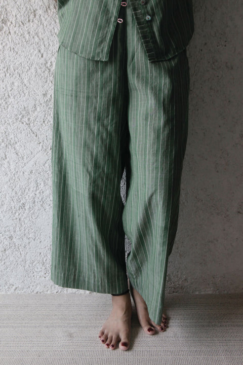 Side Pocket Pajamas jade