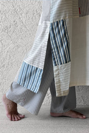 Crop Pajamas slate stripe