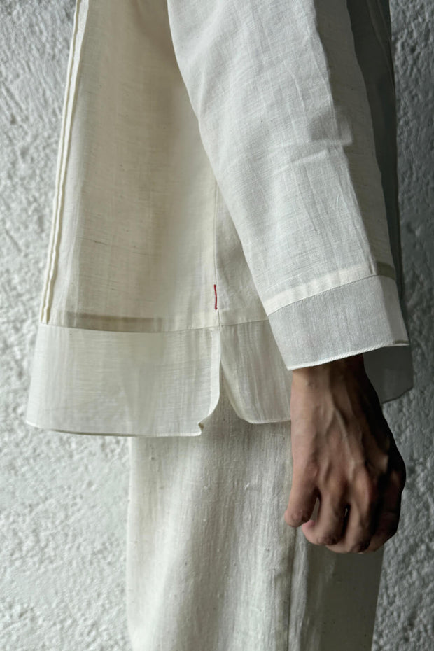 Pleated Crop Blouse