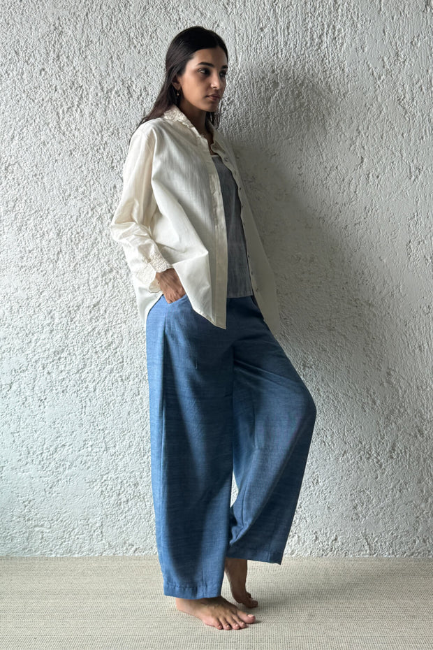 Scrunchy Collar Shirt