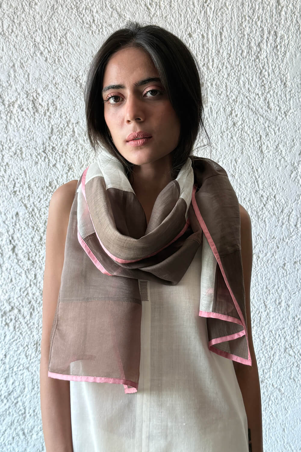 Sheer Patchwork Scarf – Kishmish