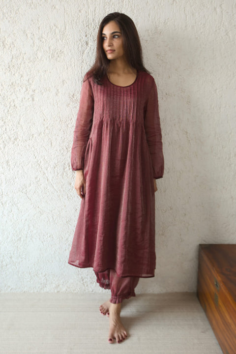 Side Gathered Smock