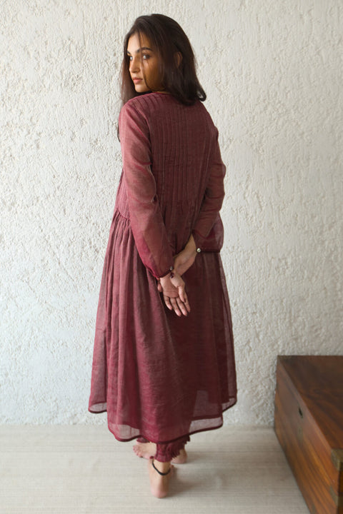 Side Gathered Smock