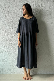 Smock Waif Dress charcoal
