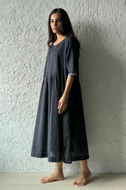 Smock Waif Dress charcoal