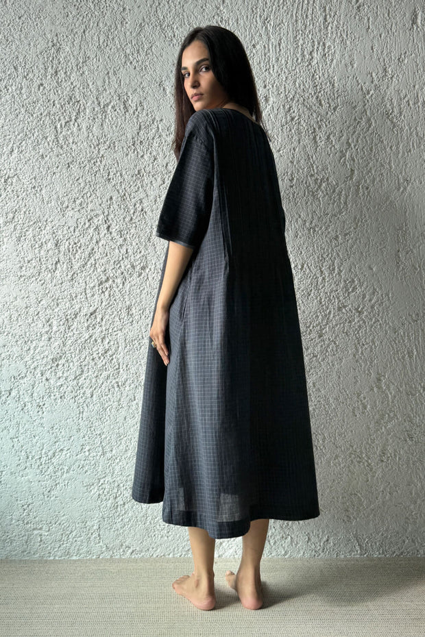 Smock Waif Dress charcoal