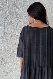Smock Waif Dress charcoal