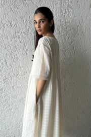 Smock Waif Dress ecru